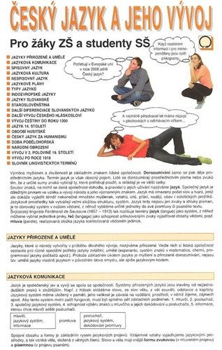 Český jazyk a jeho vývoj