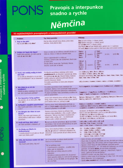 Pravopis a interpunkce snadno a rychle Němčina