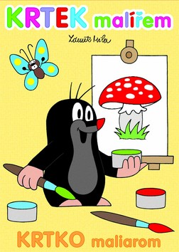 Krtek malířem - omalovánka