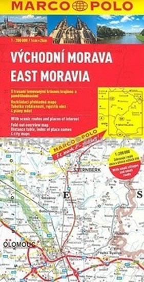 Východní Morava 1:200 000