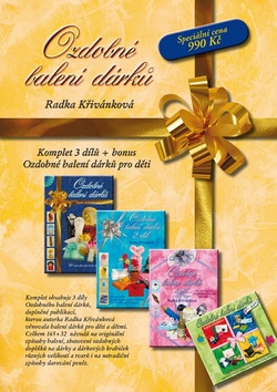 Ozdobné balení dárků komplet 3+1