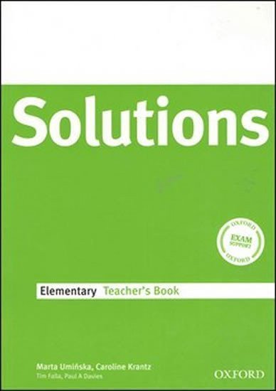 Maturita Solutions Elementary Techer's Book