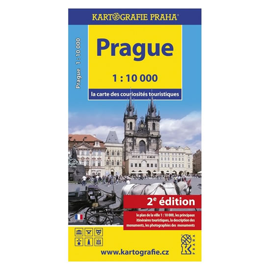 Praha mapa turistických zajímavostí