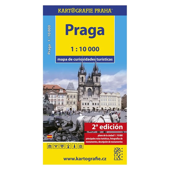 Praha mapa turistických zajímavostí