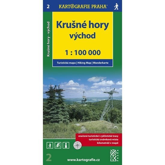 Krušné hory - východ 1:100 000
