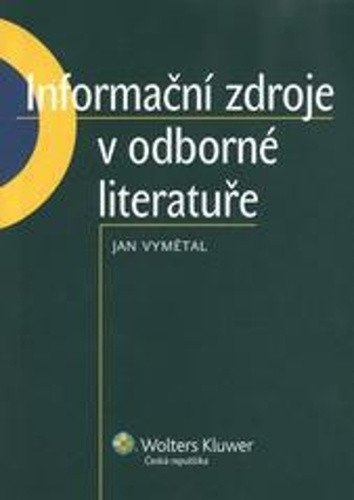 Informační zdroje v odborné literatuře