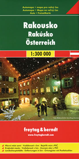 Automapa Rakousko 1:300 000