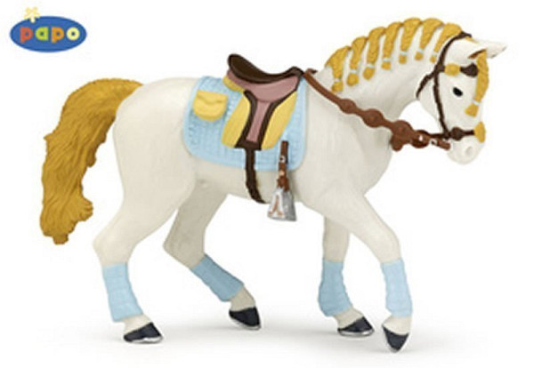 Kůň jezdecký bílý