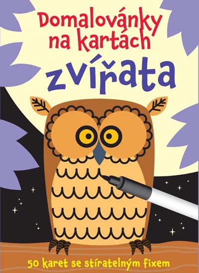 Domalovánky na kartách Zvířata