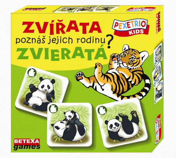 Pexetrio Kids Zvířata Poznáš jejich rodinu?