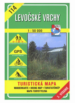 Levočské vrchy 1 : 50 000