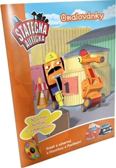 Omalovánky s předlohou Statečná autíčka