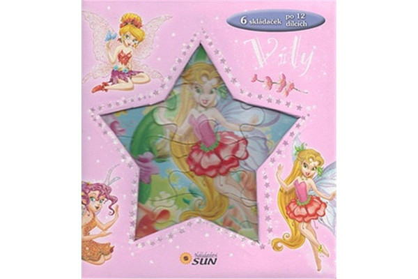 Víly 6 skládaček po 12 dílcích