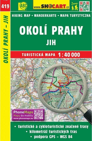 Okolí Prahy - jih 1:40 000