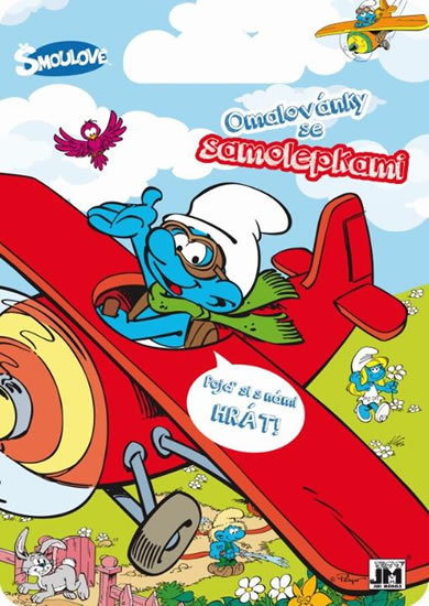 Šmoulové Omalovánky se samolepkami