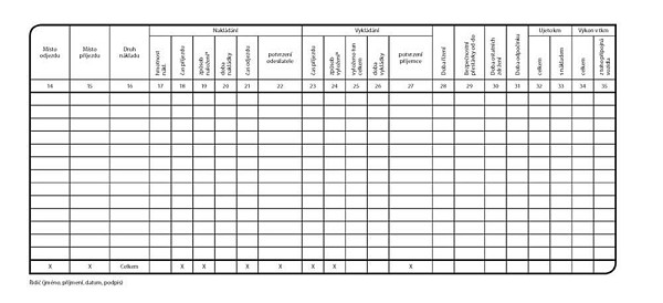 Alonž, 29,7 × 14 cm, 100 listů