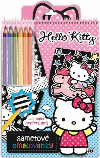 Sametové omalovánky Hello Kitty