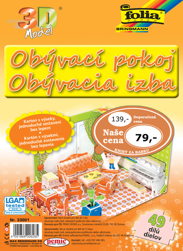 3D model Obývací pokoj