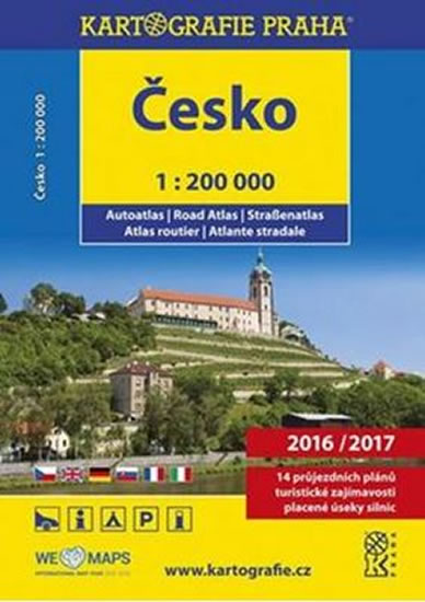 Česko, autoatlas 1:200 000