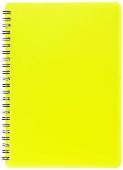 Plastic blok NEON žlutý A5, linka, 60 listů