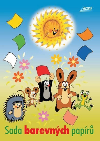 Sada barevných papírů KRTEK