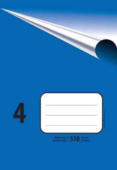 Školní sešit BOBO 510 čistý, A5