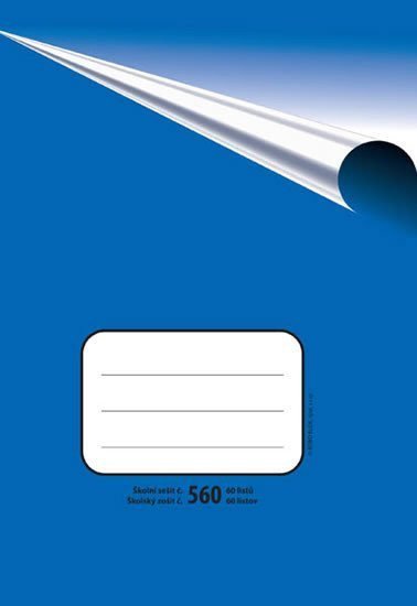 Školní sešit BOBO 560 čistý, A5