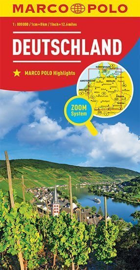 Německo Deutschland 1:800 000