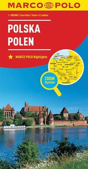 Polsko Polska Polen 1:800 000