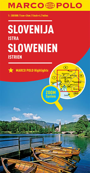 Slovinsko, Istrie 1:800 000