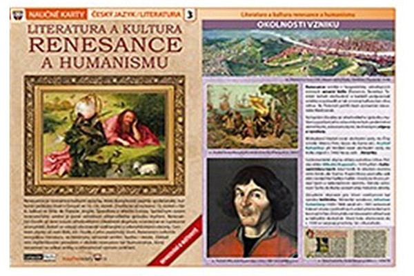 Naučné karty Literatura a kultura renesance a humanismu