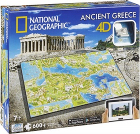 4D City Puzzle Starověké Řecko
