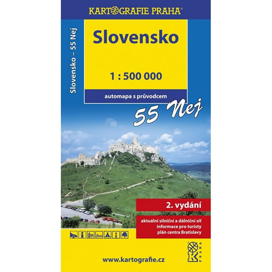 Slovensko 55 Nej 1:500 000