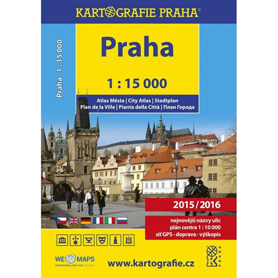 Praha 1:15 000 atlas města
