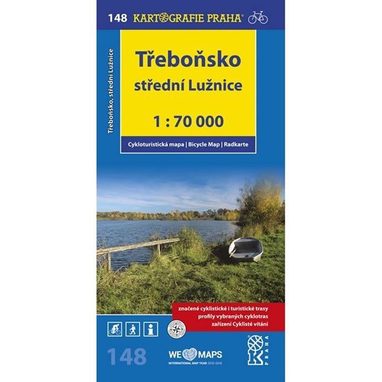 Třeboňsko,střední Lužnice 1:70 000