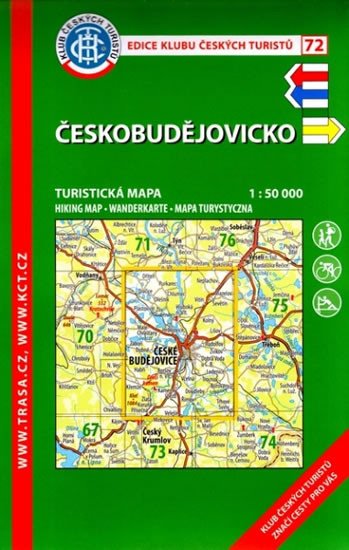 KČT 72 Českobudějovicko 1:50 000