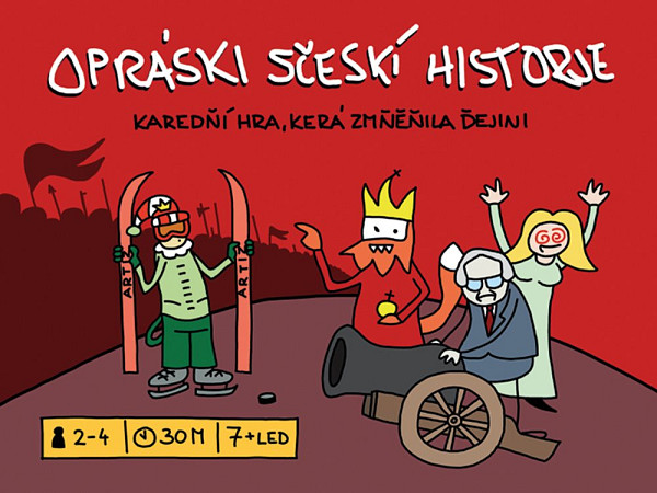 Opráski sčeskí historje Karetní hra