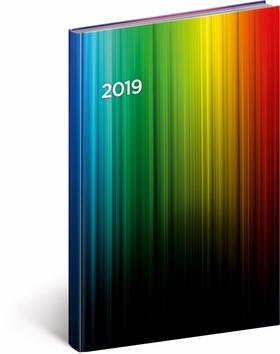 Týdenní diář Cambio 2019, barevný, 15 x