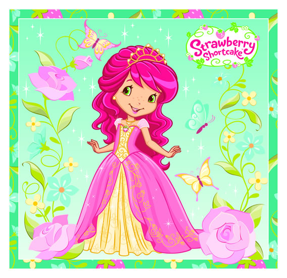 Strawberry Shortcake - omalovánka