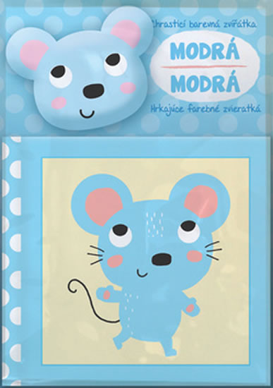 Chrastící barevná zvířátka Modrá