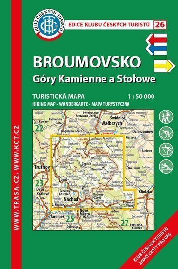 KČT 26 Broumovsko, Góry Kamienne a Stołowe