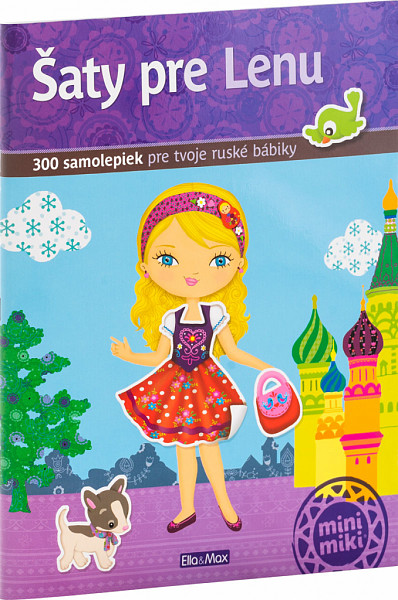 Šaty pre LENU – Kniha samolepiek 