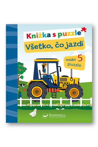 Knižka s puzzle Všetko, čo jazdí