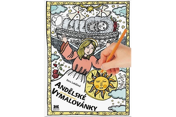 Andělské antistresové vymalovánky