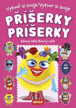 Vytvoř si svoje příšerky/Vytvor si svoje príšerky Růžový sešit/Ružový zošit