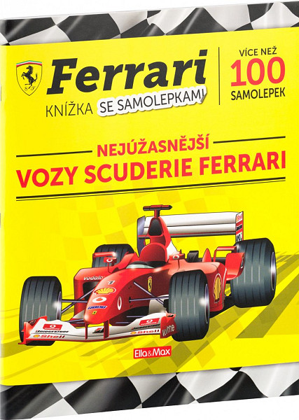 FERRARI, vozy Scuderie – Kniha samolepek