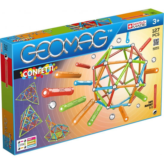 Stavebnice Geomag Confetti 127 pcs