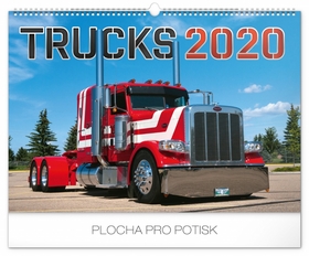 Nástěnný kalendář Trucks 2020