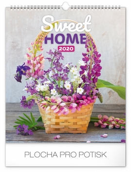Nástěnný kalendář Sweet home 2020