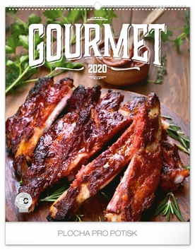 Nástěnný kalendář Gourmet 2020